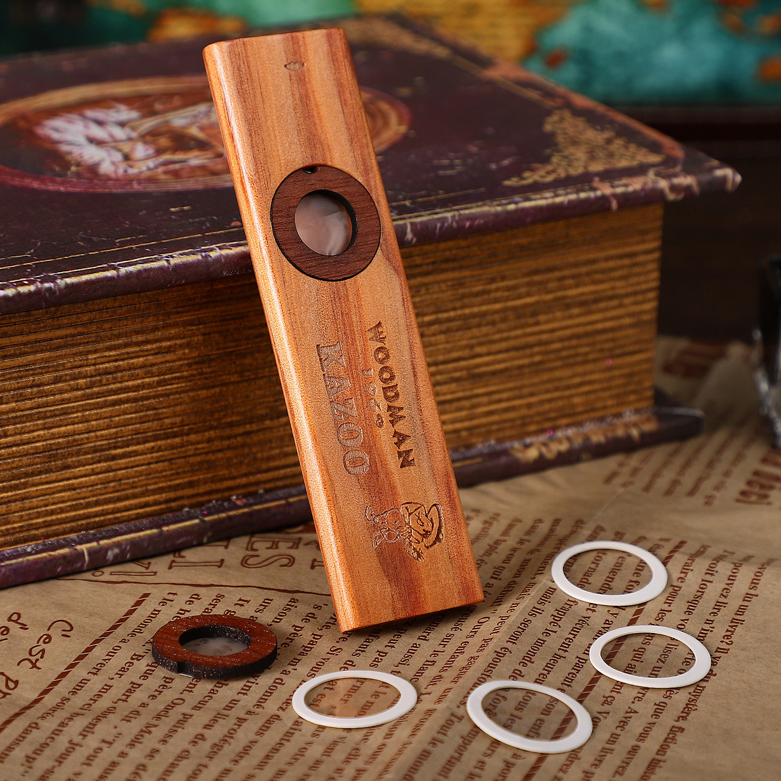 Musical Instrument Kazoo - 1Set Wood Kazoo Musical Instrument Lightweight
