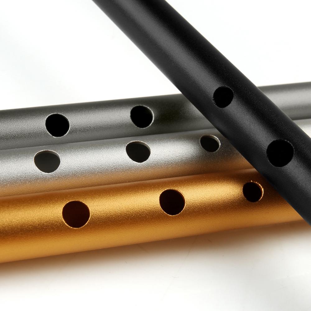 Tin Whistle Flute - MoonLady-D Key 6 Holes Metal Flute,