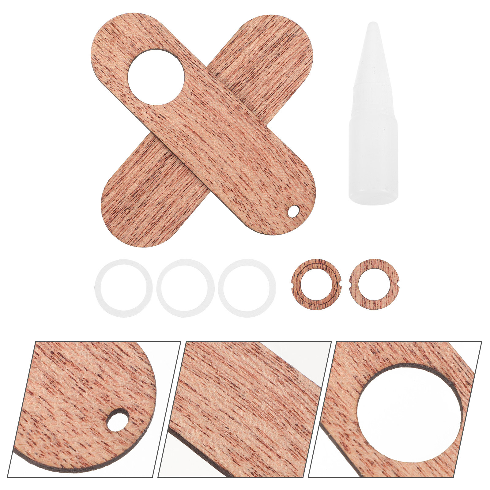 Musical Instrument Kazoo - 1Set Wooden Kazoo Musical Instrument DIY