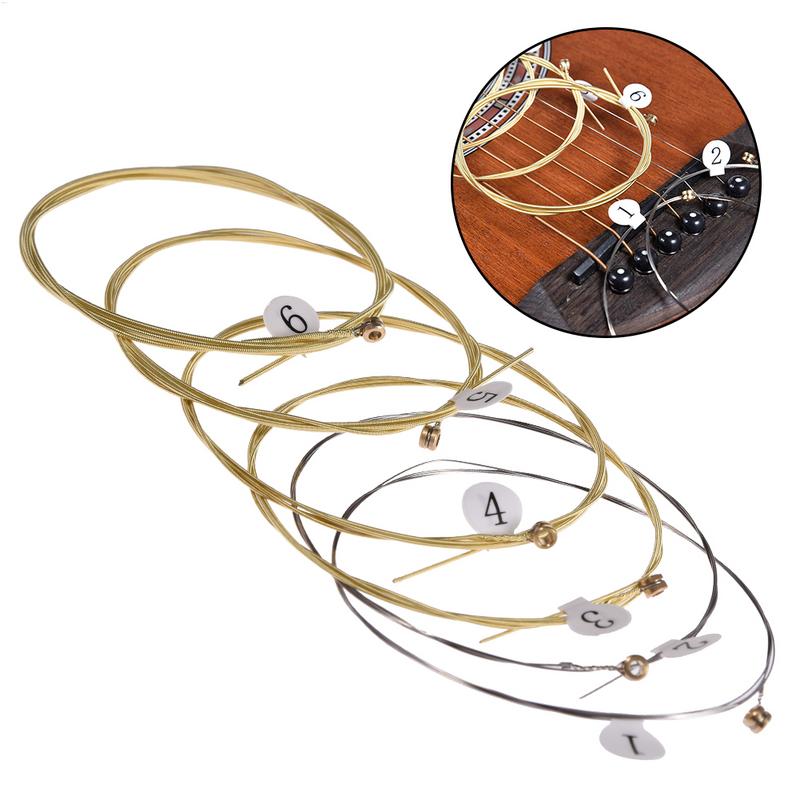 Musical Instrument With Strings - hot sale 6pcs/set Acoustic Guitar String