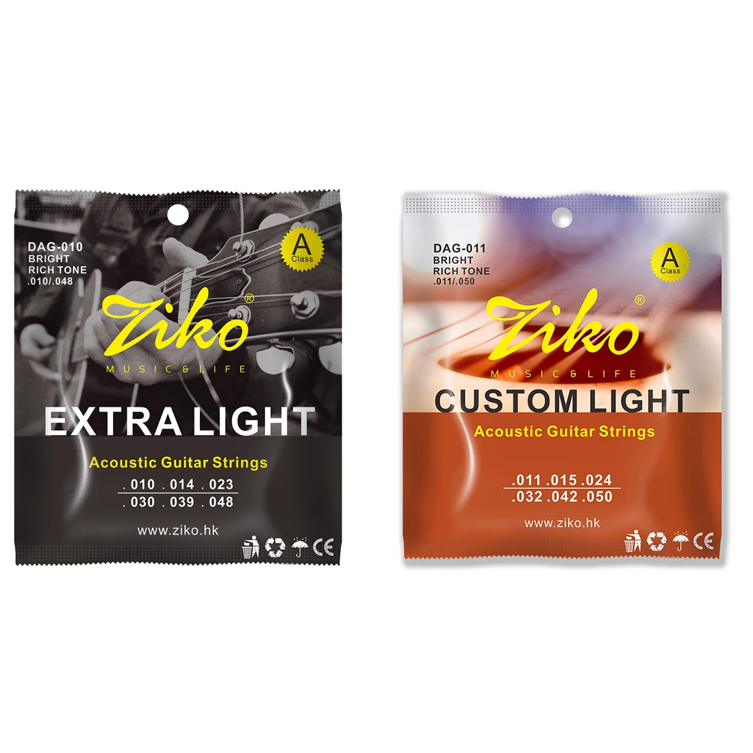 ZIKO Acoustic Guitar String St - مراجعة Musical Instrument With Strings وسعره