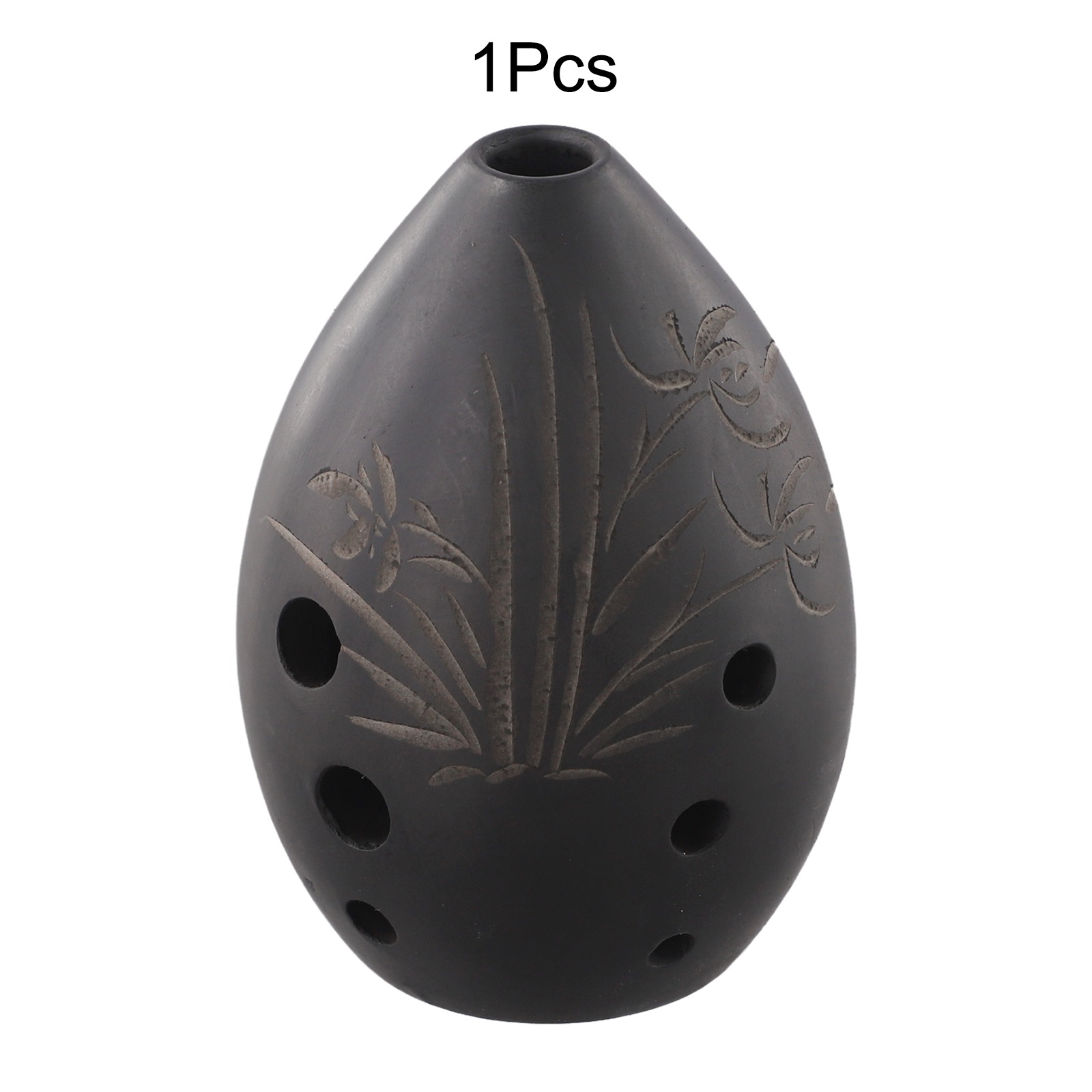 Black 8 Hole Ocarina Clay Xun  - مراجعة Musical Instrument Xun وسعره