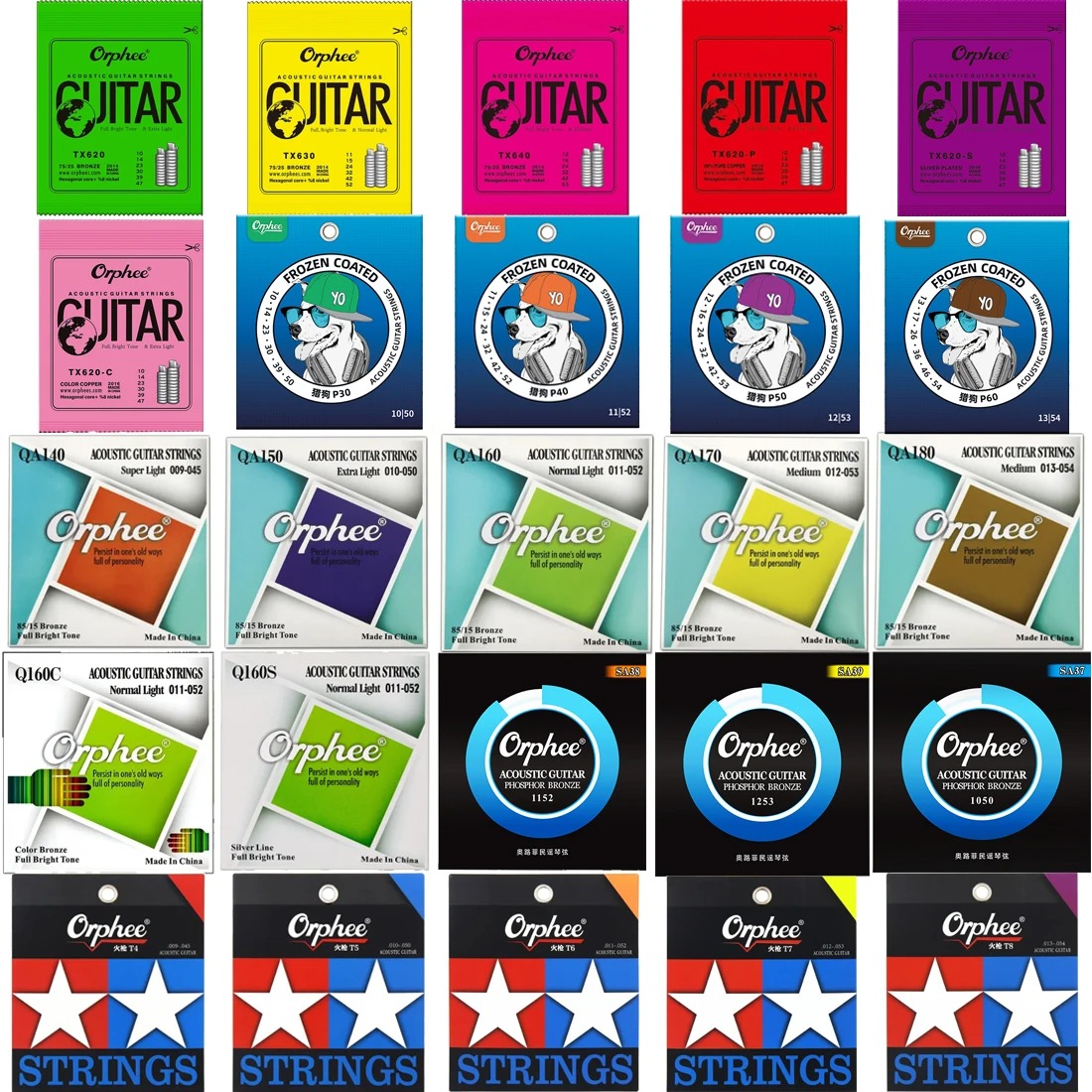 Orphee Acoustic Guitar Strings - مراجعة Musical Instrument With Strings وسعره