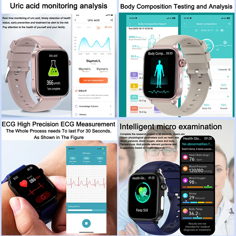 2025 New ECG+PPG Monitoring Sm - مراجعة Musical Instrument Craft وسعره