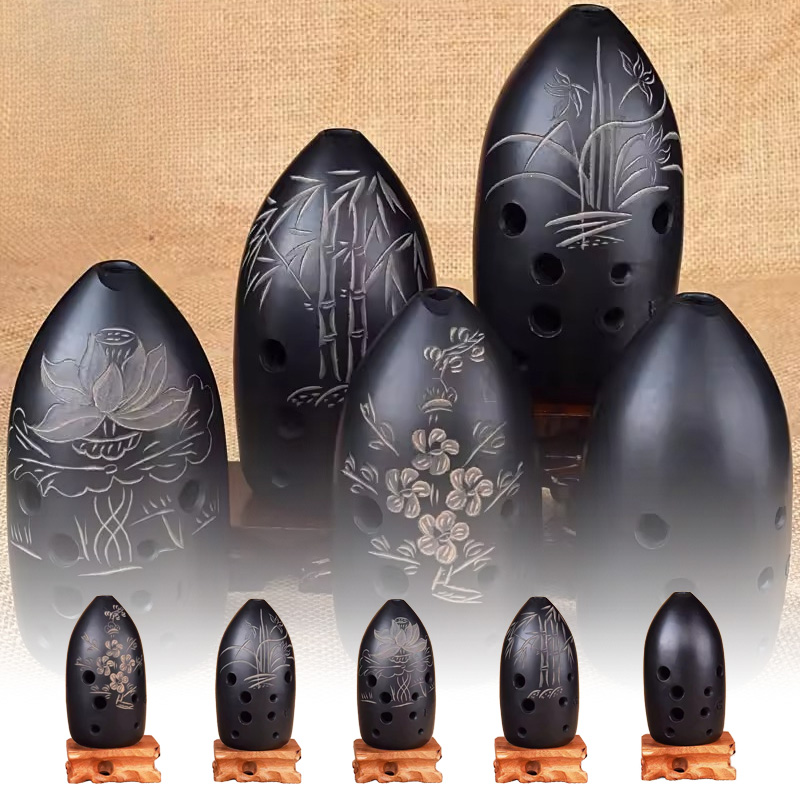 Ten Hole G Tone Pottery Xun Do - مراجعة Musical Instrument Xun وسعره