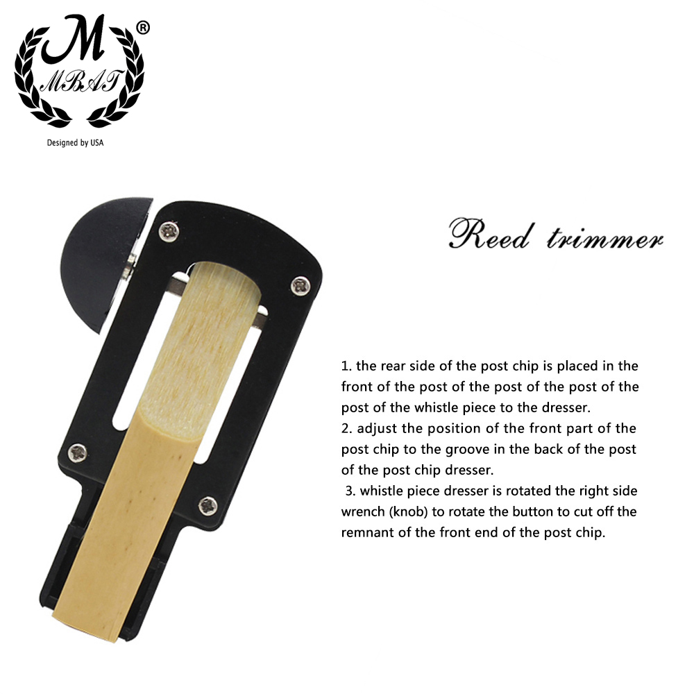 M MBAT Saxophone Reed Cutter S - مراجعة Musical Instrument Repairs وسعره