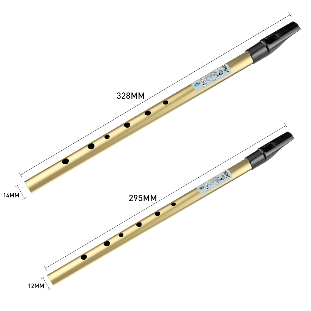 NAOMI Tin Whistle D Key Brass  - مراجعة Tin Whistle Flute وسعره