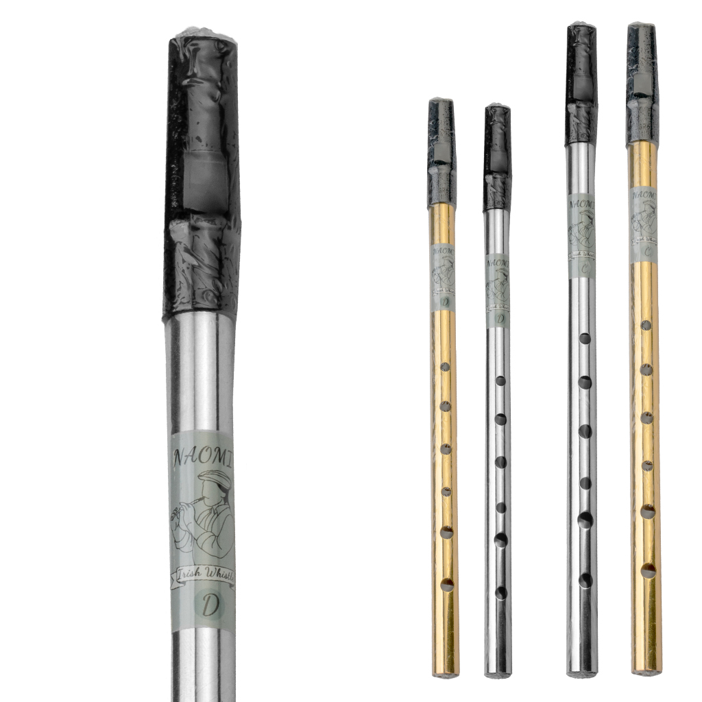NAOMI Tin Whistle D Key Brass  - مراجعة Tin Whistle Flute وسعره