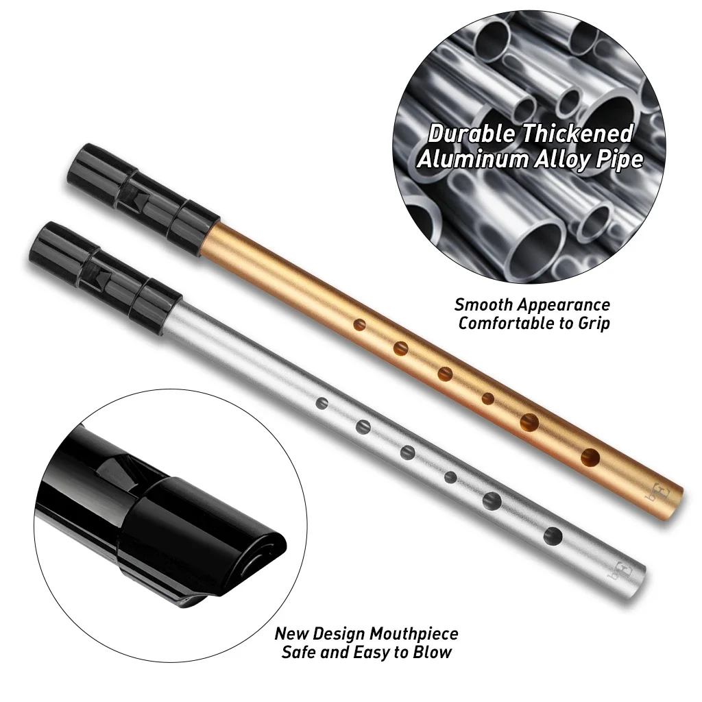 Irish Penny Whistle Flute 4 Ke - مراجعة Tin Whistle Flute وسعره