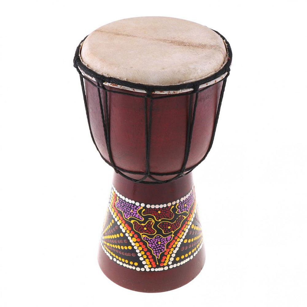 6 inch African Djembe Drum Han - مراجعة Musical Instrument Djembe وسعره
