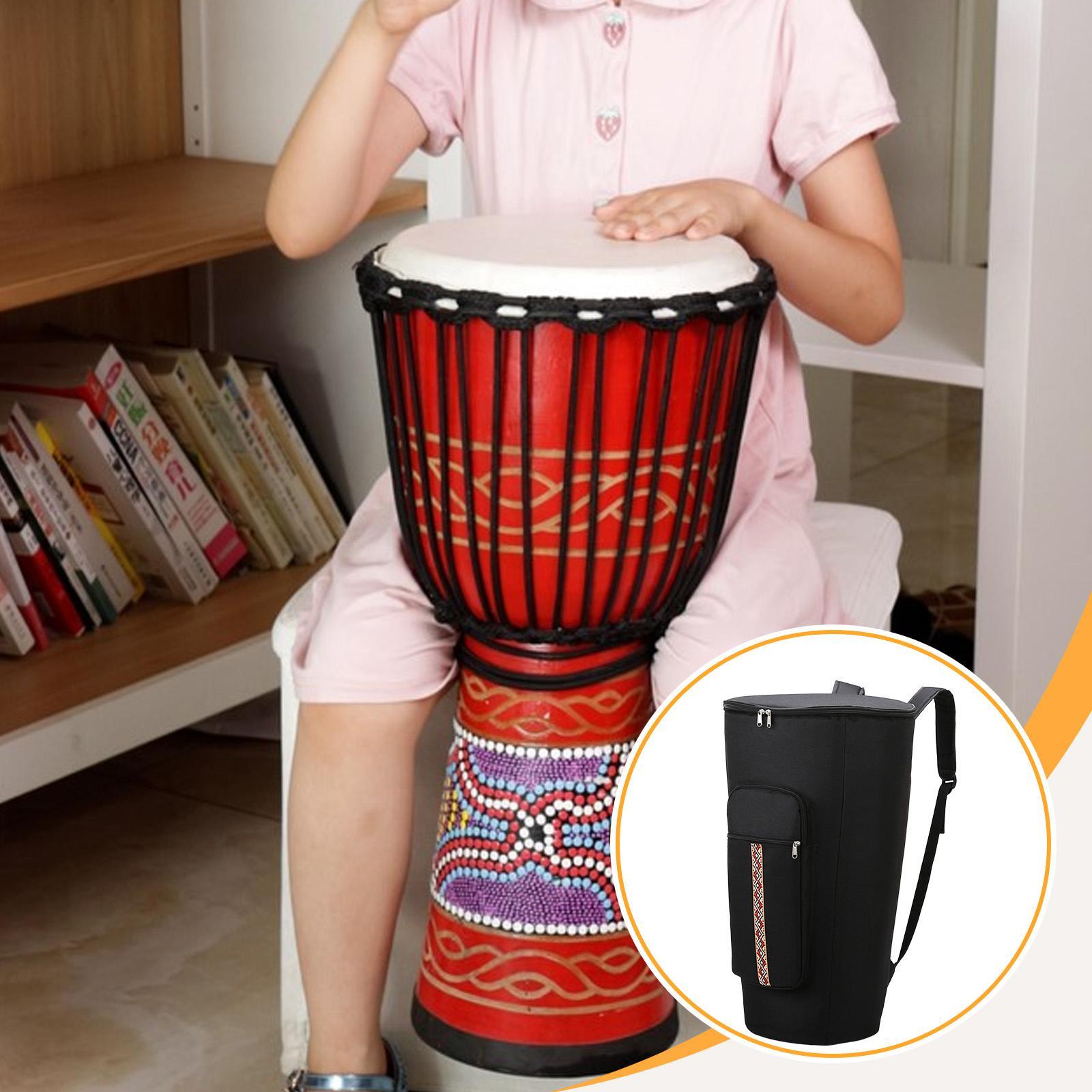 African Drum Carry Case Portab - مراجعة Musical Instrument Djembe وسعره
