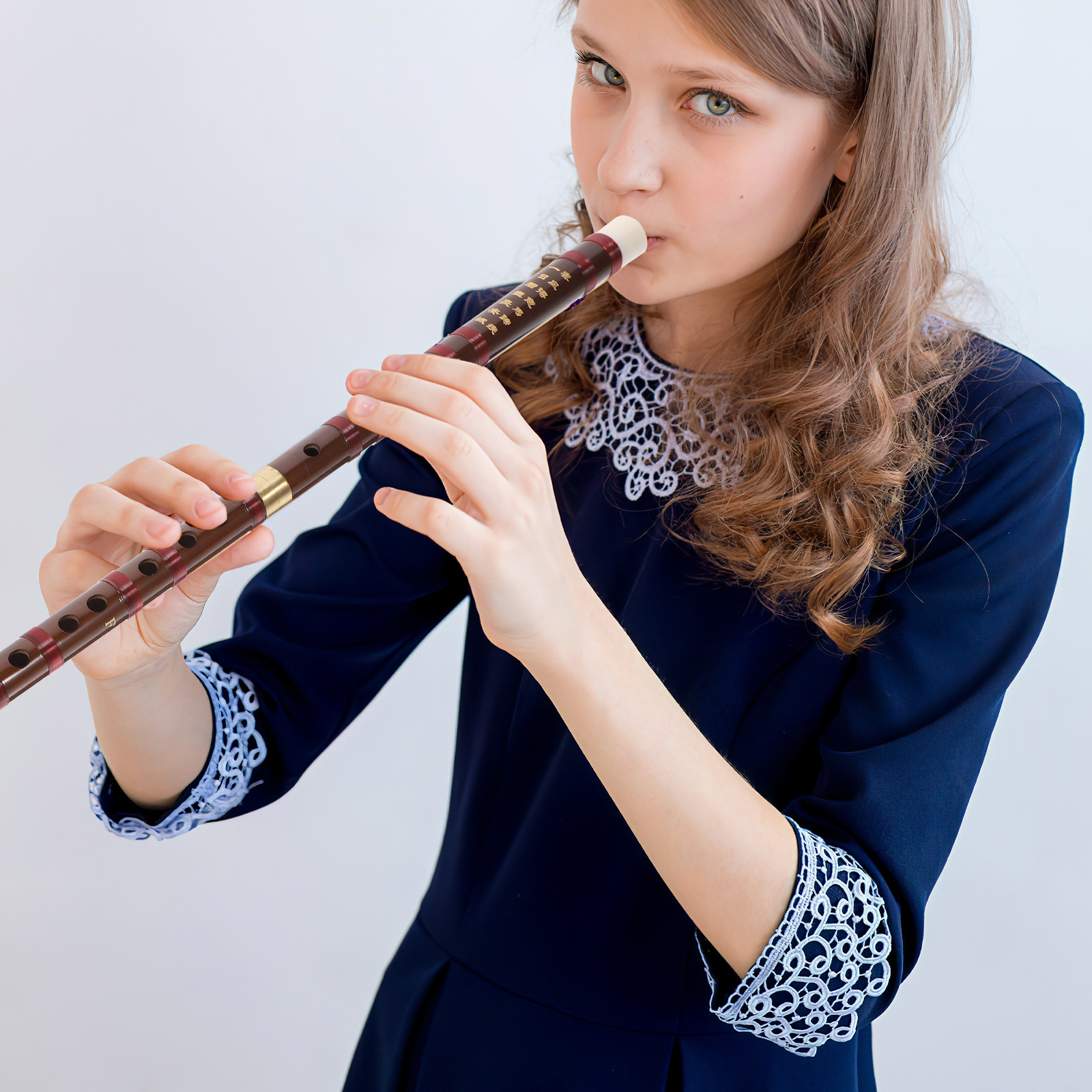 Bamboo Flute Brass Fife Tradit - مراجعة Musical Instrument Fife وسعره