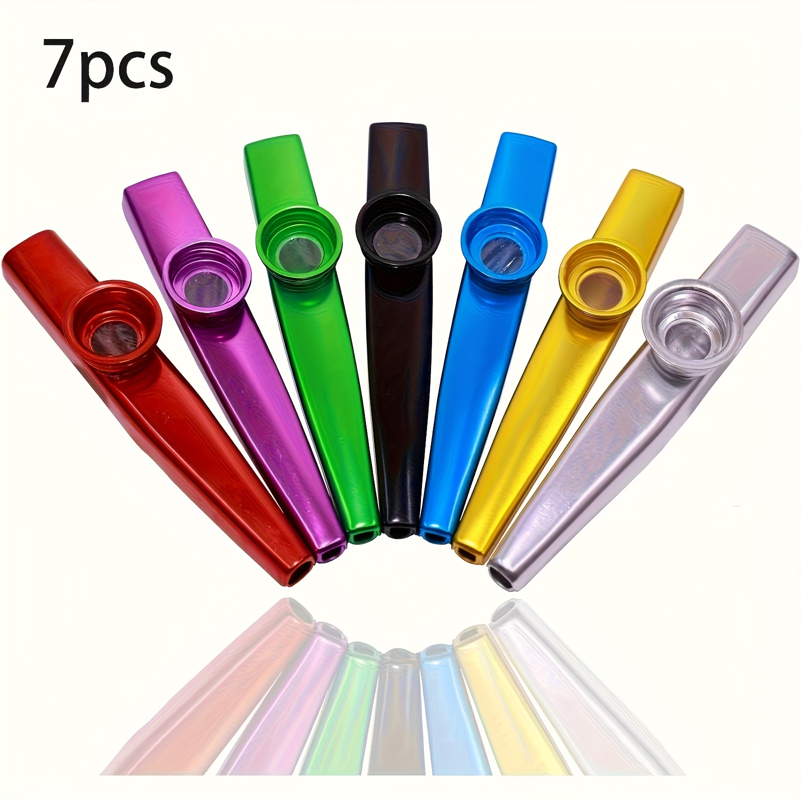7pcs Metal Kazoos Simple Desig - مراجعة Musical Instrument Kazoo وسعره