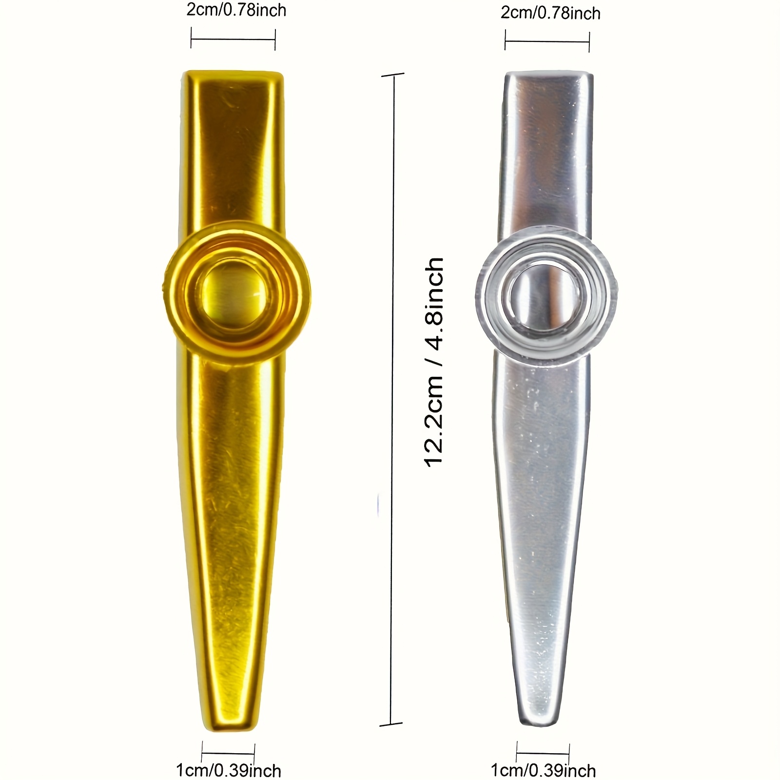 7pcs Metal Kazoos Simple Desig - مراجعة Musical Instrument Kazoo وسعره