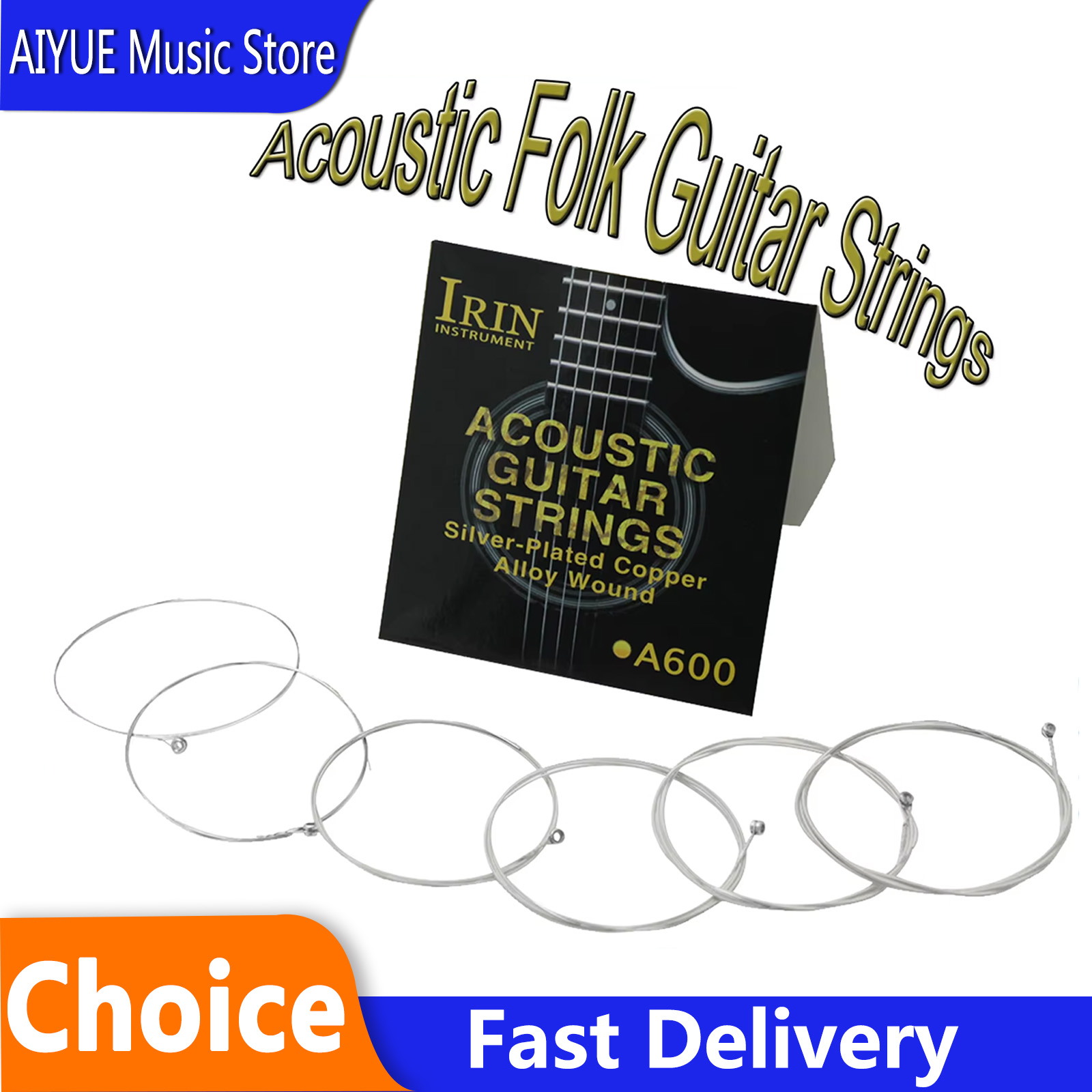 IRIN A600 Acoustic Folk Guitar - مراجعة Musical Instrument With Strings وسعره