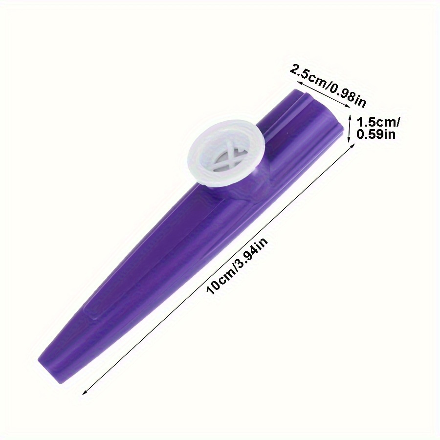 5/10/20pcs 10cm Plastic Kazoos - مراجعة Musical Instrument Kazoo وسعره