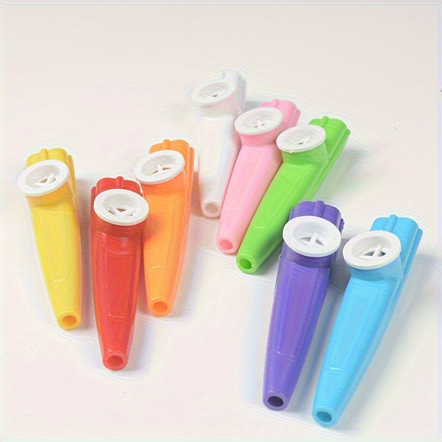 5/10/20pcs 10cm Plastic Kazoos - مراجعة Musical Instrument Kazoo وسعره