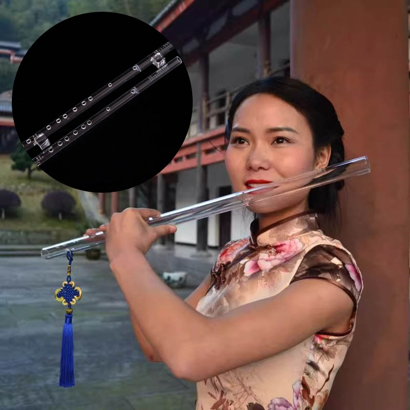 Transparent Flute Professional - مراجعة Musical Instrument Fife وسعره