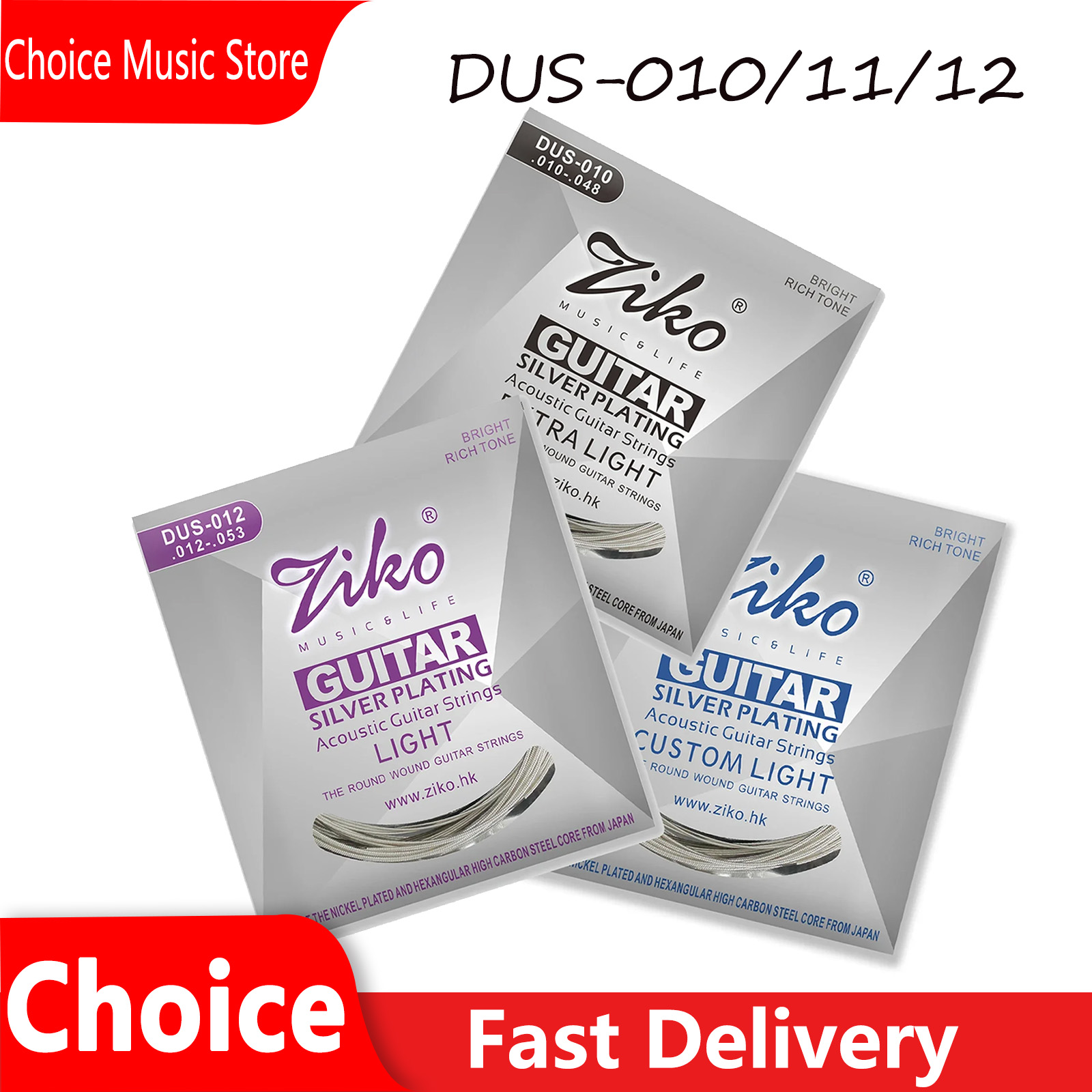 Ziko Acoustic Guitar Strings S - مراجعة Musical Instrument With Strings وسعره