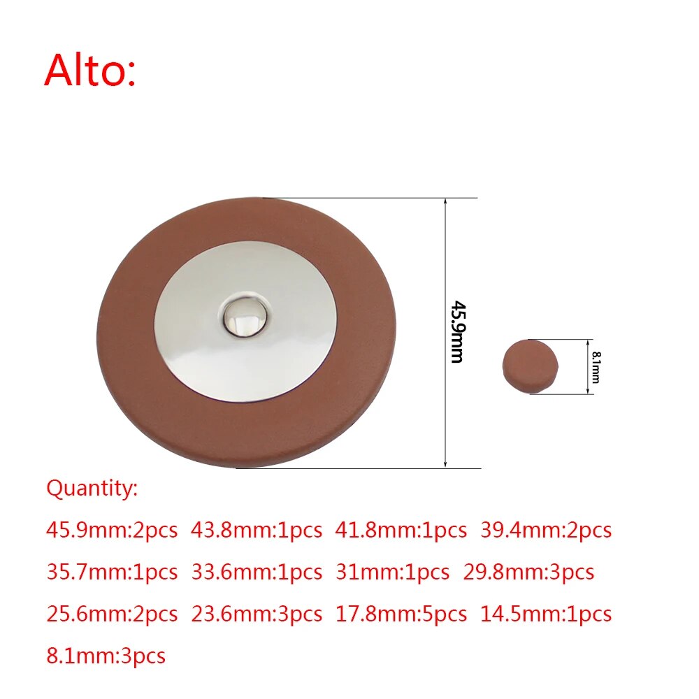 Saxophone Pads Universal Butto - مراجعة Musical Instrument Repairs وسعره
