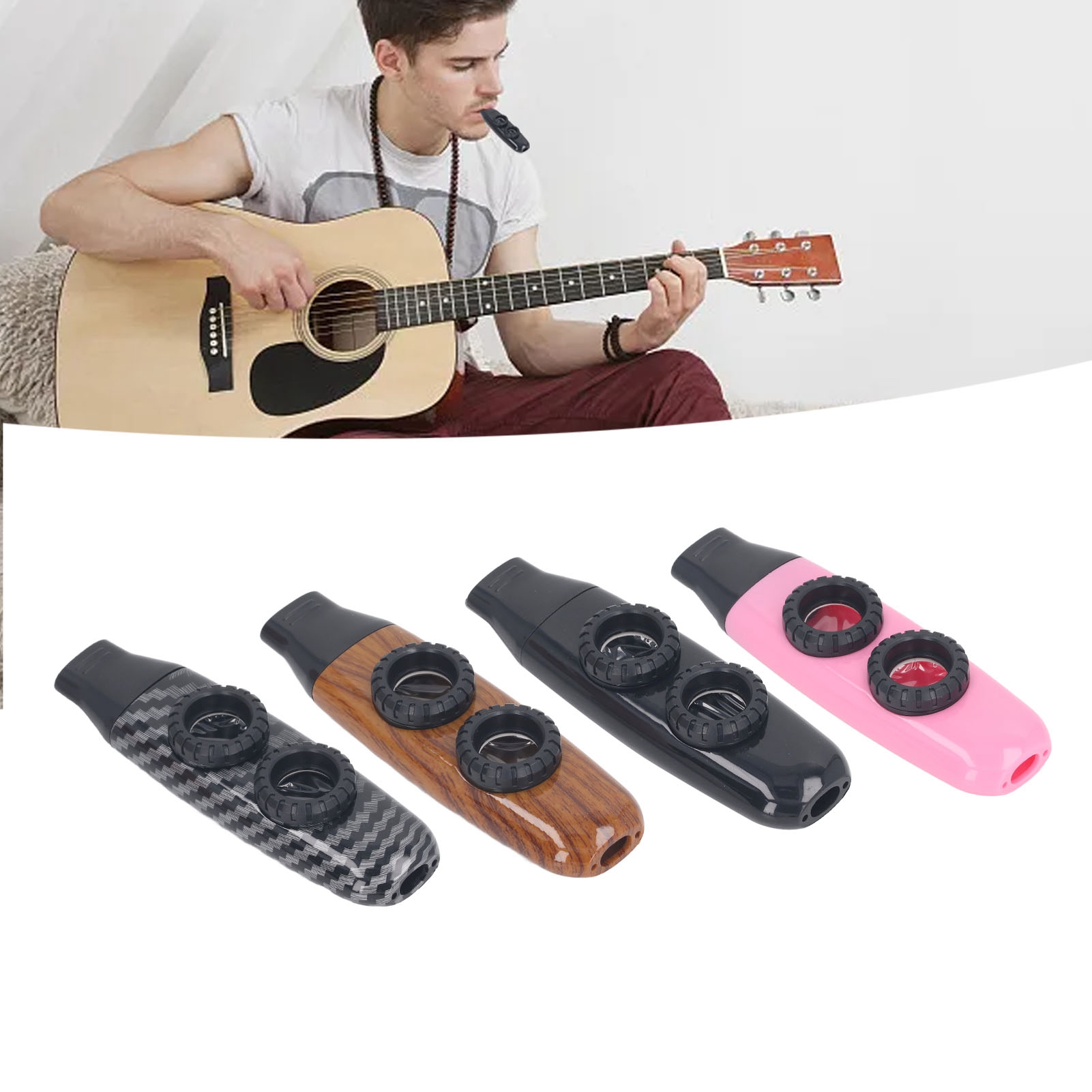 Kazoo Flute Dual Hole Flute Ad - مراجعة Musical Instrument Kazoo وسعره