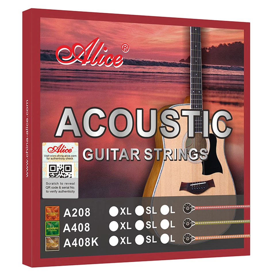 Alice A408  Full set Acoustic  - مراجعة Musical Instrument With Strings وسعره