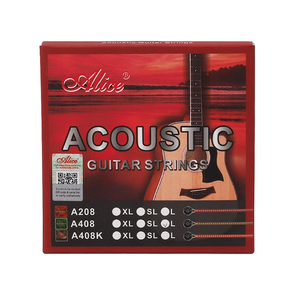 Alice A408  Full set Acoustic  - مراجعة Musical Instrument With Strings وسعره