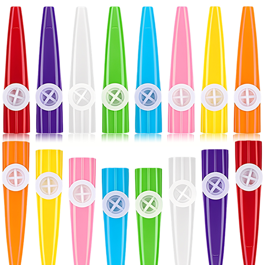 6pcs 11.5cm Plastic Kazoo Anci - مراجعة Musical Instrument Kazoo وسعره