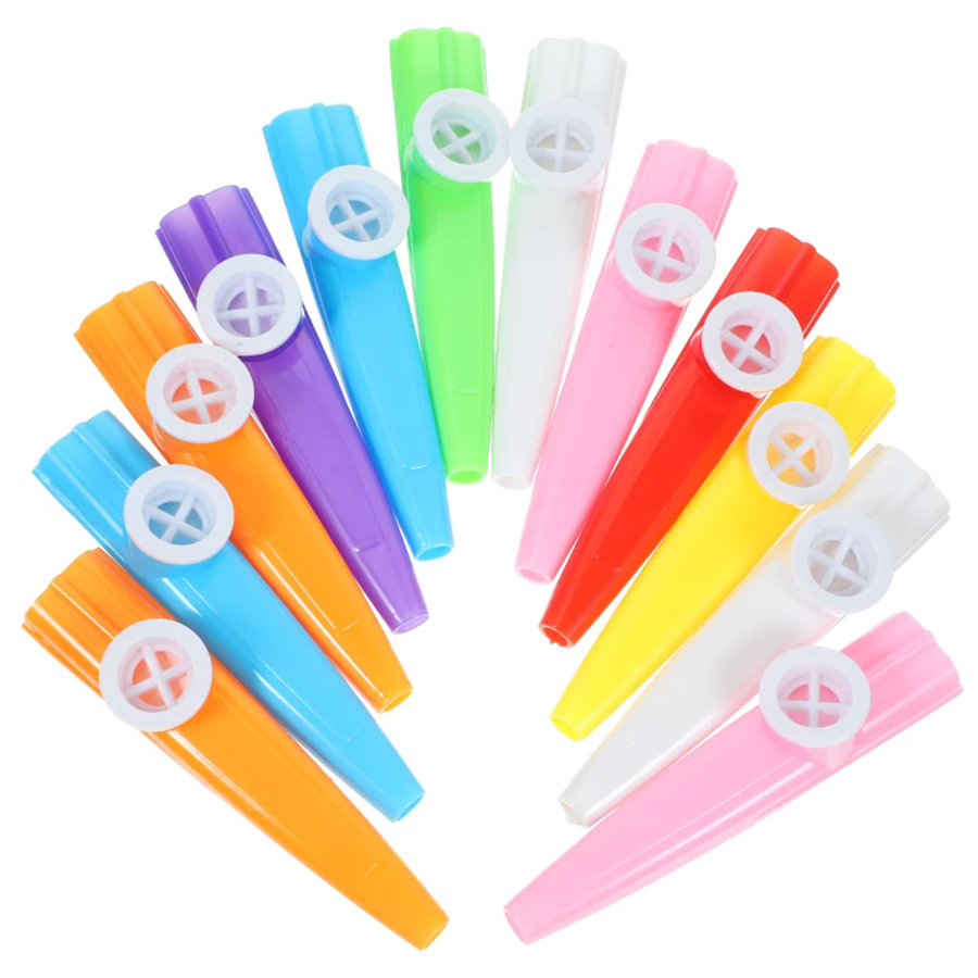 6pcs 11.5cm Plastic Kazoo Anci - مراجعة Musical Instrument Kazoo وسعره