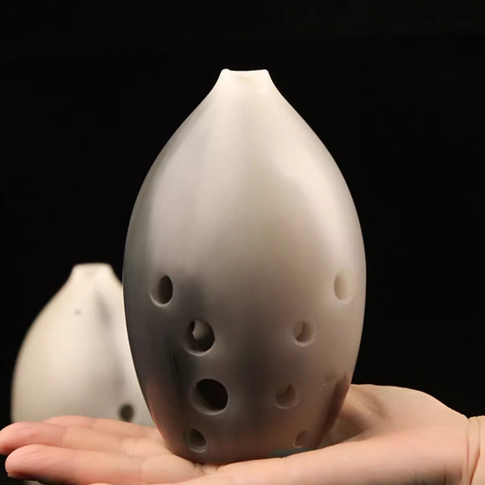 10 Hole Pear-shaped Resin Xun  - مراجعة Musical Instrument Xun وسعره