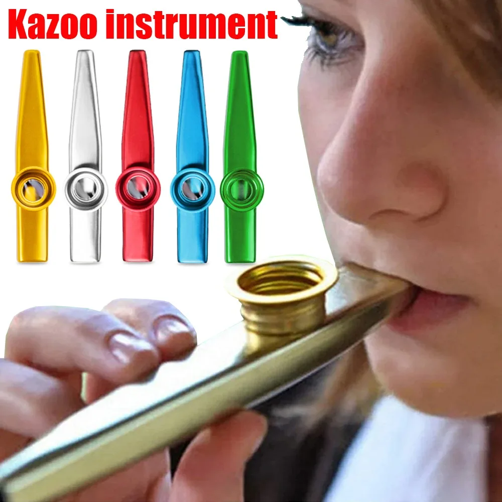 1 Pcs Metal Kazoo Suitable For - مراجعة Musical Instrument Kazoo وسعره
