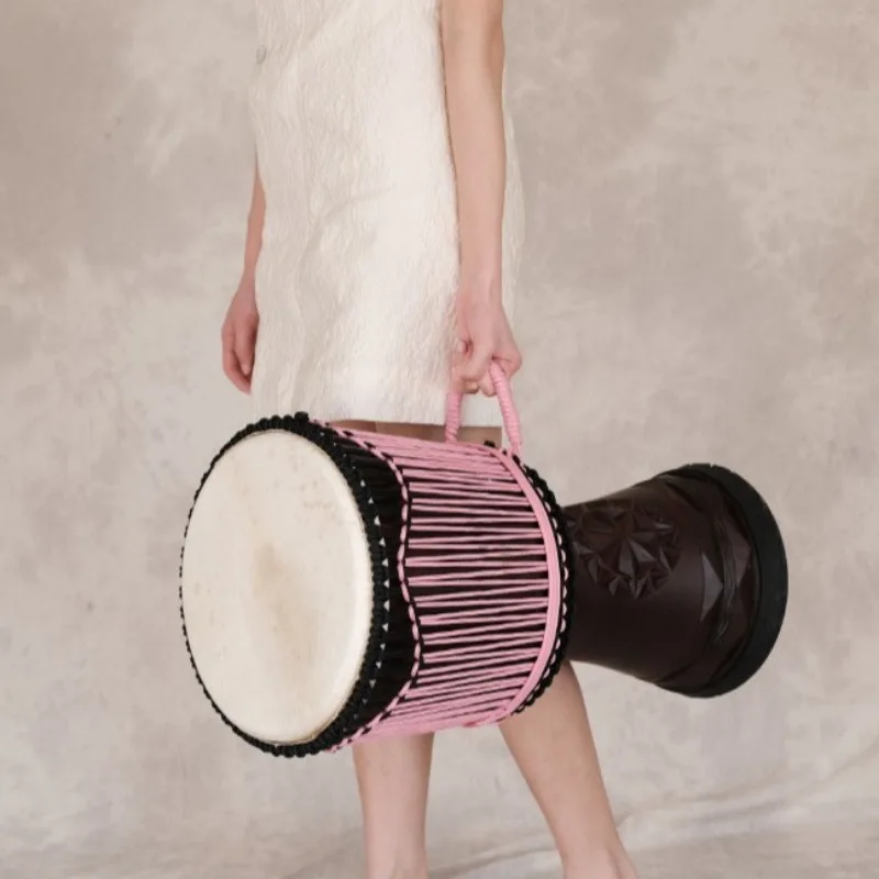 12 Inch Djembe Mahogany Africa - مراجعة Musical Instrument Djembe وسعره