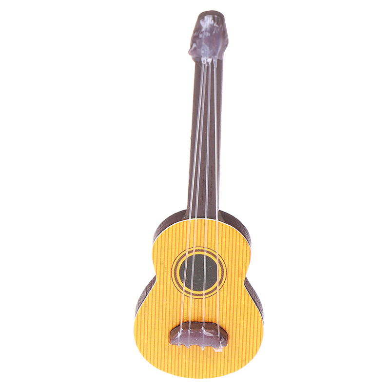 1PCS 1:12 Mini Guitar Doll Hou - مراجعة Musical Instrument Craft وسعره