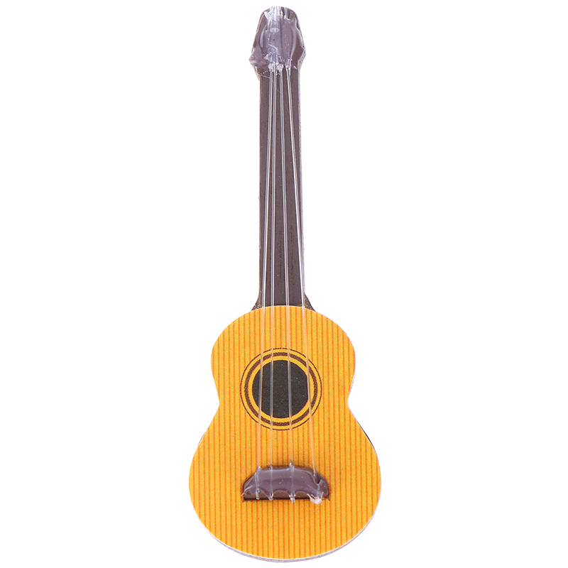 1PCS 1:12 Mini Guitar Doll Hou - مراجعة Musical Instrument Craft وسعره