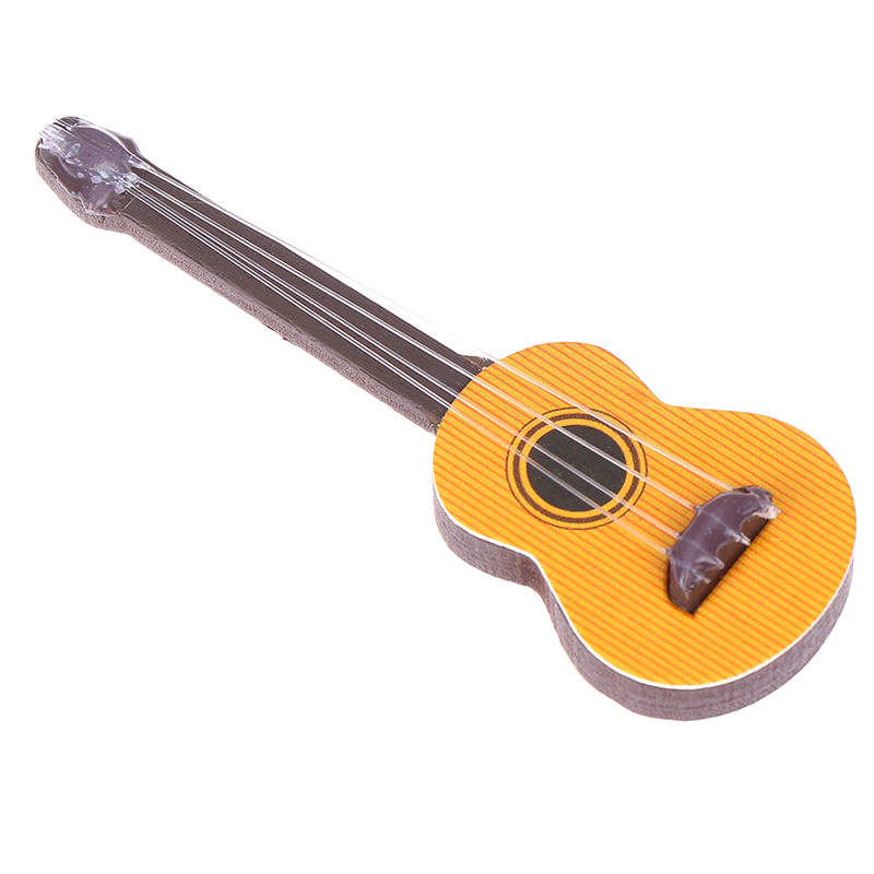 1PCS 1:12 Mini Guitar Doll Hou - مراجعة Musical Instrument Craft وسعره