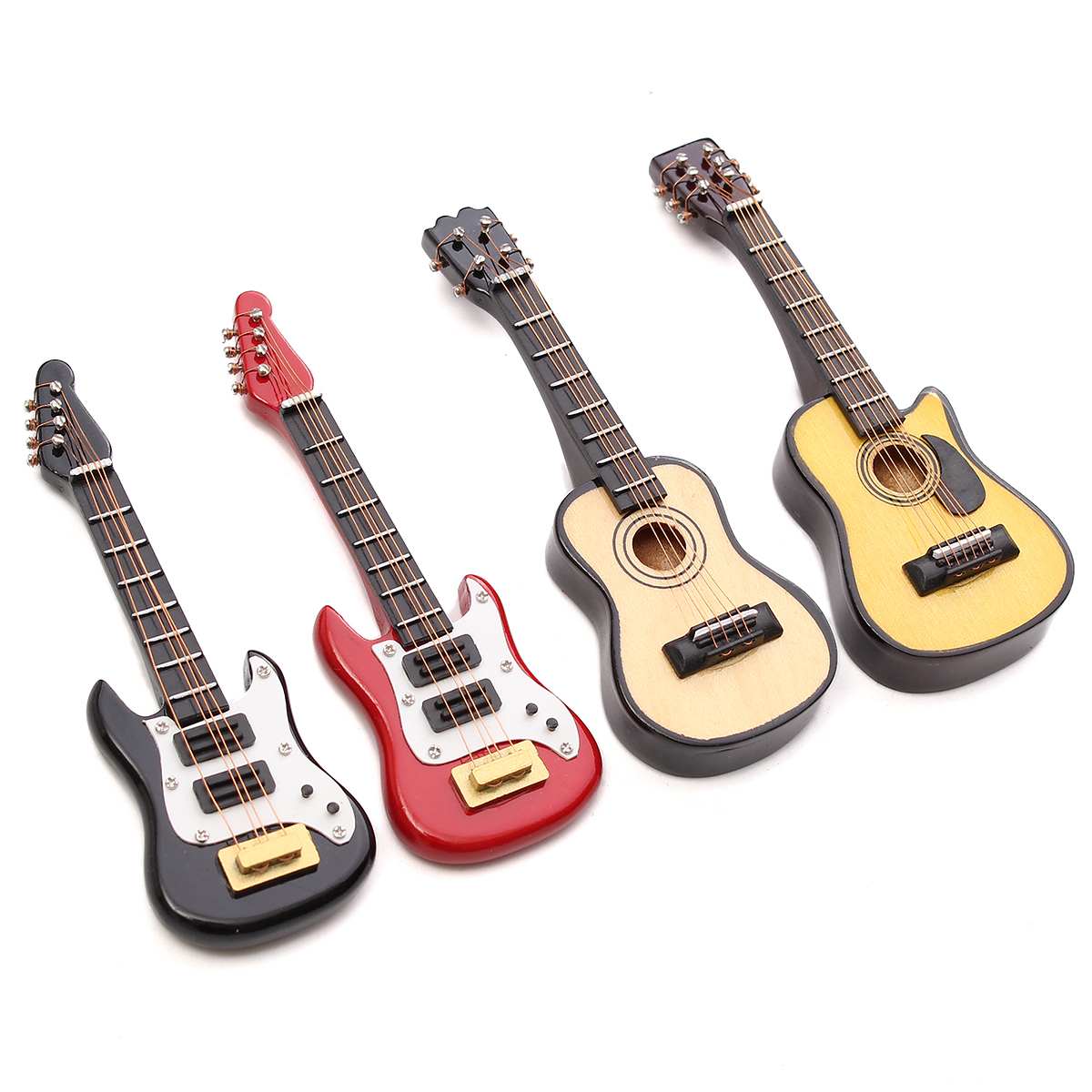 4Pcs Kiwarm Fashion 1/12 Scale - مراجعة Musical Instrument Craft وسعره