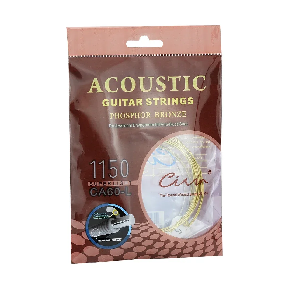 Gearlly 10 Sets Acoustic Guita - مراجعة Musical Instrument With Strings وسعره
