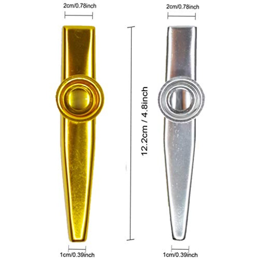 26Pcs Metal Kazoos With 20Pcs  - مراجعة Musical Instrument Kazoo وسعره