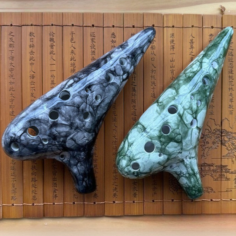 Beginner Ocarina 12 Hole Alto  - مراجعة Musical Instrument Xun وسعره