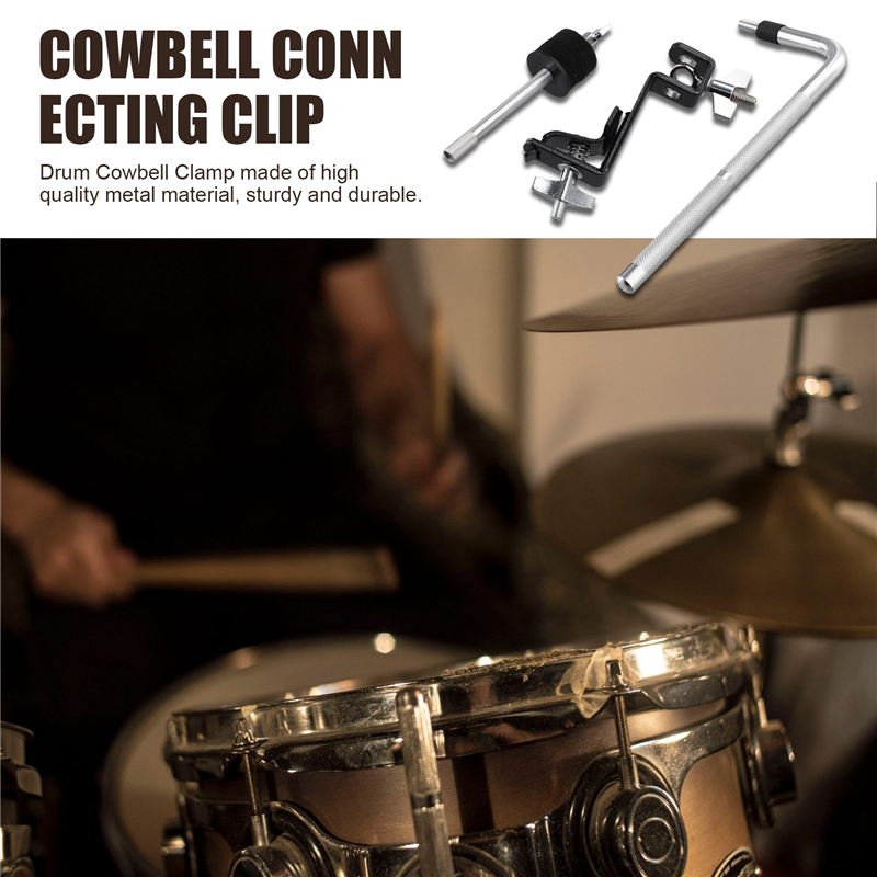 Drum Cowbell Holder Clamp Prof - مراجعة Musical Instrument Repairs وسعره