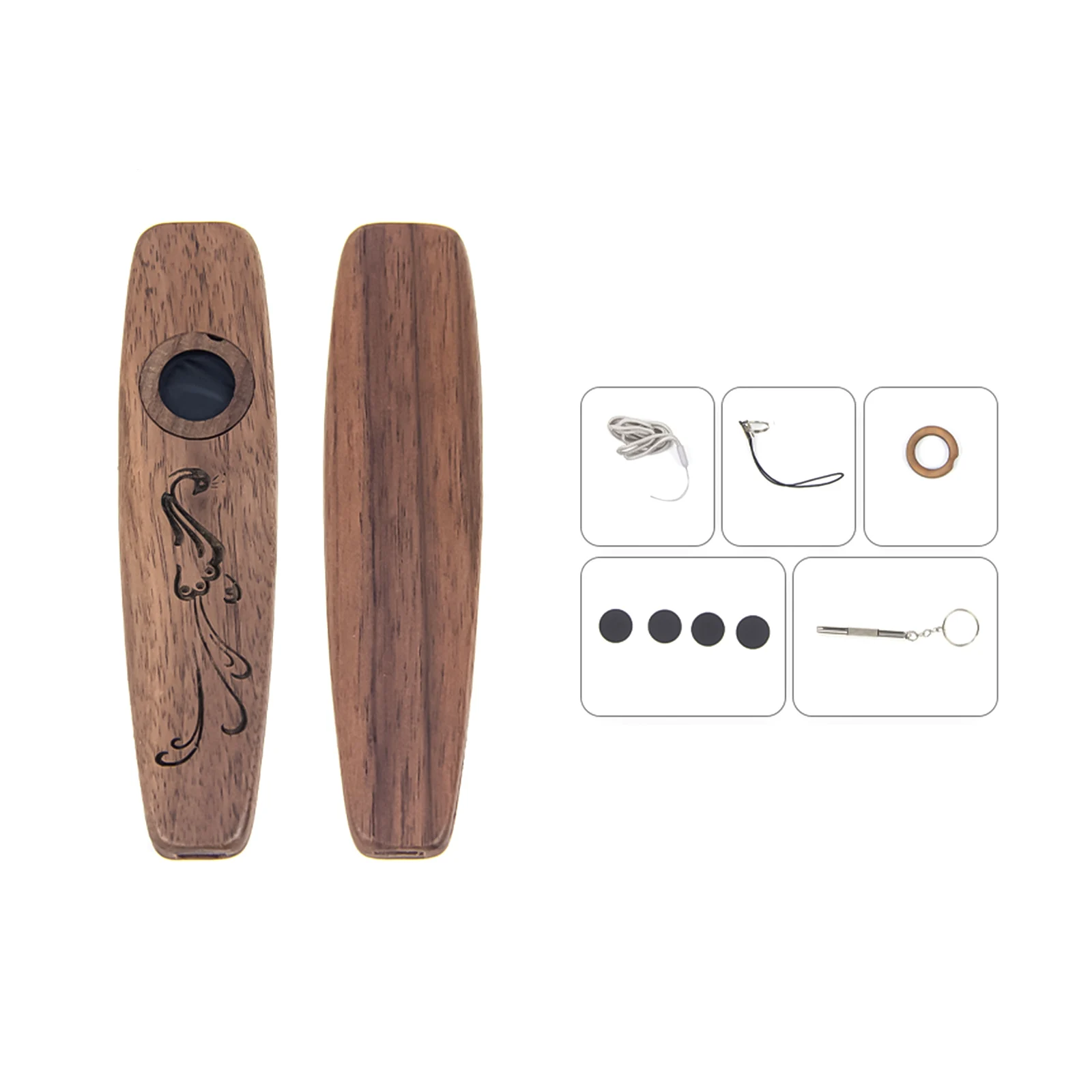 Beginners All-in-One Wooden Ka - مراجعة Musical Instrument Kazoo وسعره