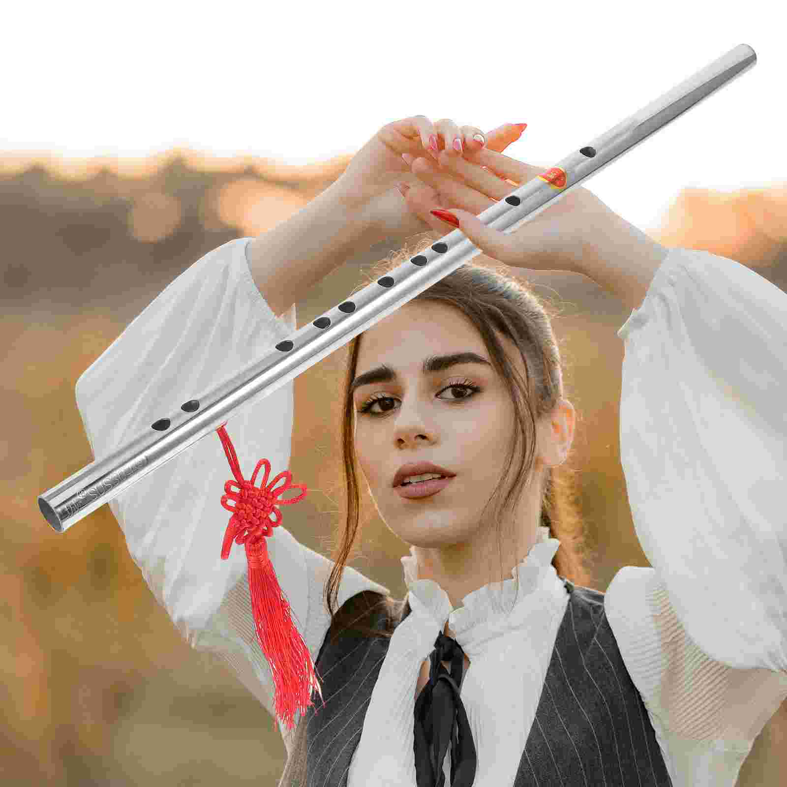 Fife Metal Flute Toy Students  - مراجعة Musical Instrument Fife وسعره