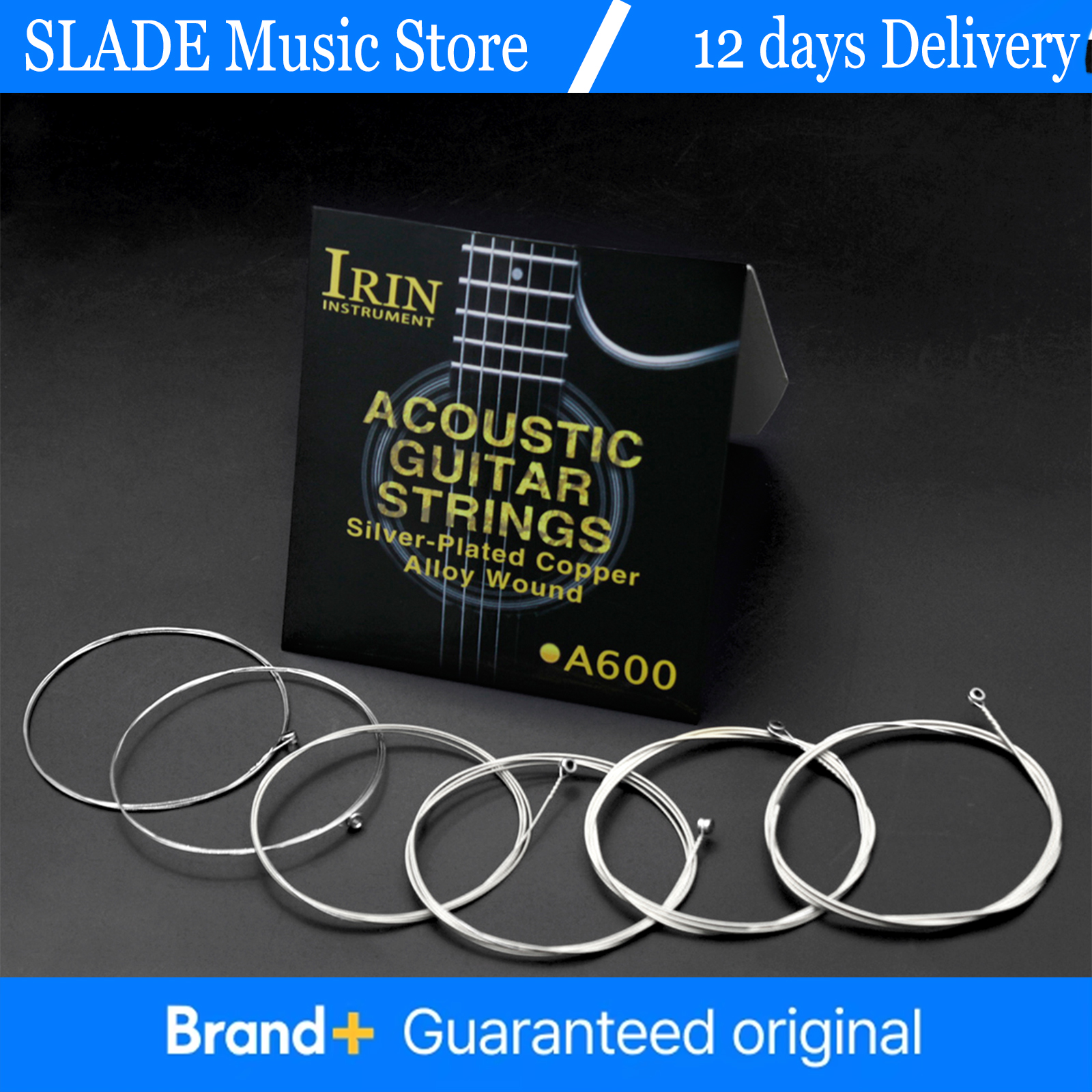 IRIN 6 Strings Acoustic Guitar - مراجعة Musical Instrument With Strings وسعره