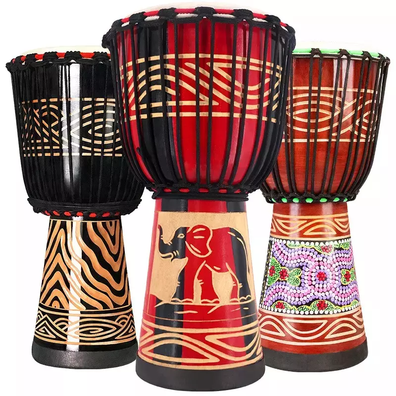 Adult Size12 Inch African Djem - مراجعة Musical Instrument Djembe وسعره