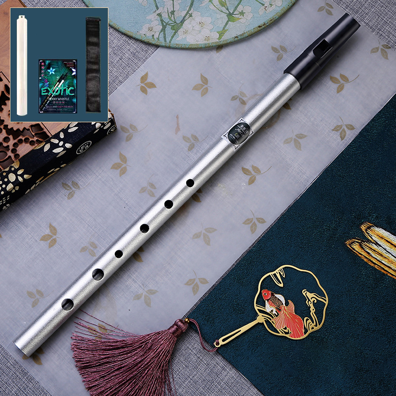 Irish Tin Whistle 6 Hole Alumi - مراجعة Tin Whistle Flute وسعره
