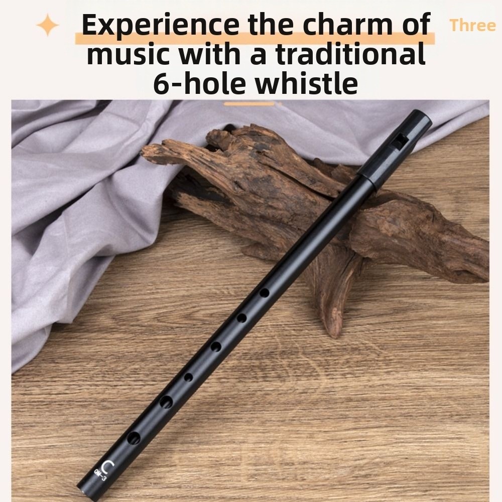 6 Holes C/D Key Irish Whistle  - مراجعة Tin Whistle Flute وسعره