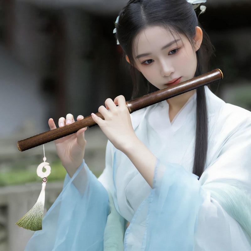 Bamboo Flute 1 Section Profess - مراجعة Musical Instrument Fife وسعره