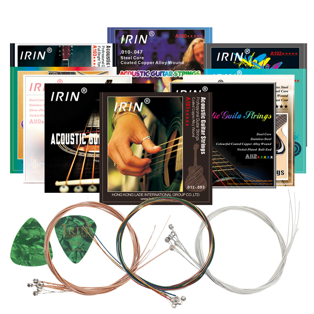 IRIN Acoustic Guitar Strings w - مراجعة Musical Instrument With Strings وسعره