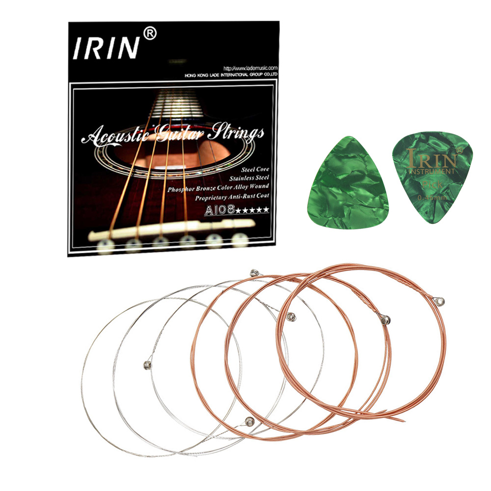 IRIN Acoustic Guitar Strings w - مراجعة Musical Instrument With Strings وسعره