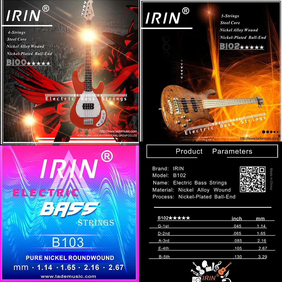 IRIN Electric Bass Strings Pro - مراجعة Musical Instrument With Strings وسعره
